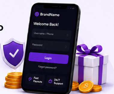 Secure account guide with mobile login and bonus gift
